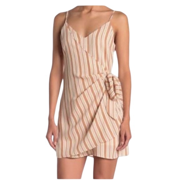 Wild Honey Dresses & Skirts - Wild Honey Mustard Yellow Striped Dress - Medium